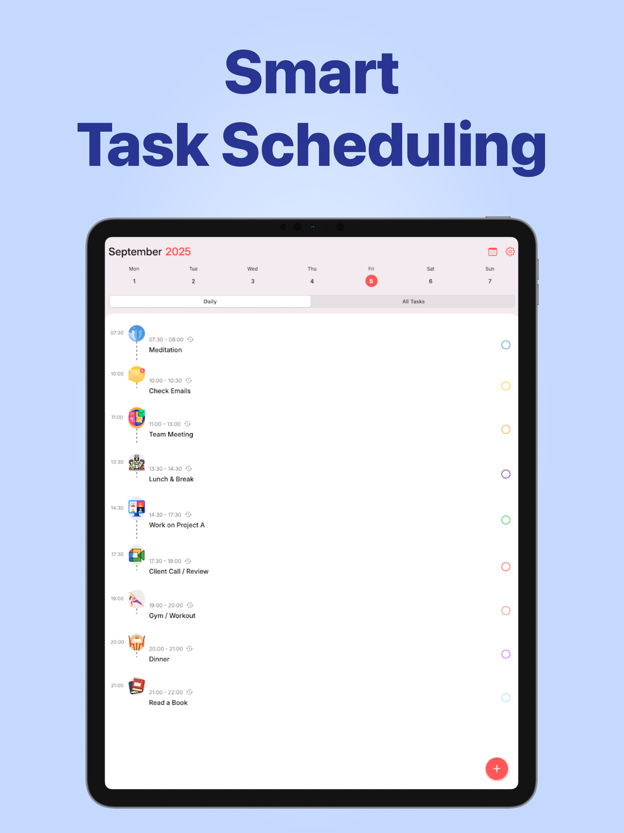 Stack: Weekly Schedule Planner