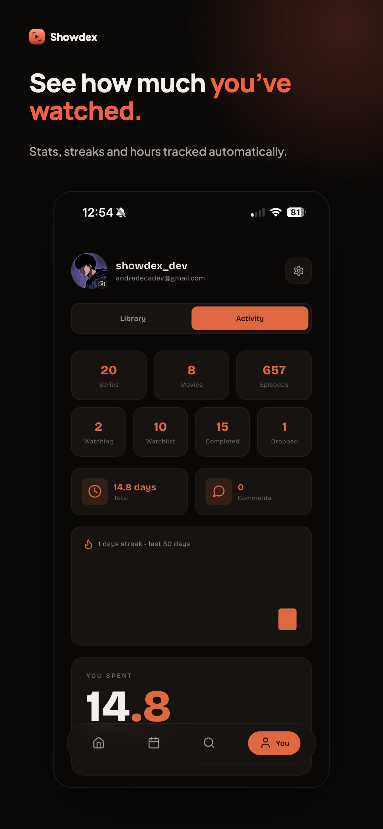 Showdex - Track your shows screenshot 6