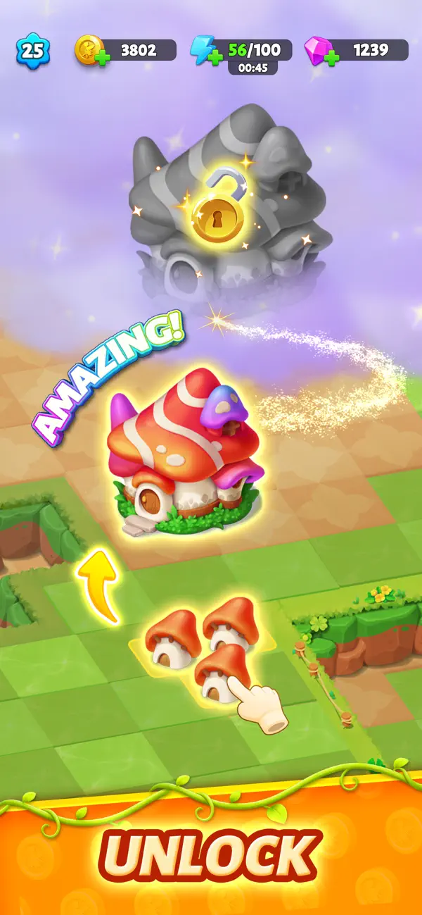 #5. Panthia®: Magic & Merge Game (iOS) Av: Playorcas