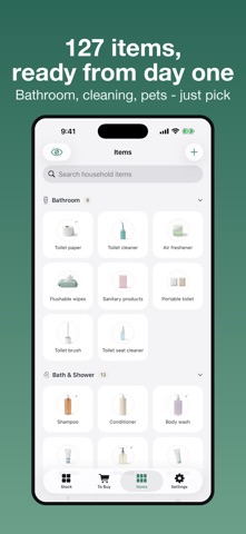 Stockle - Household Stock iPhone screenshot