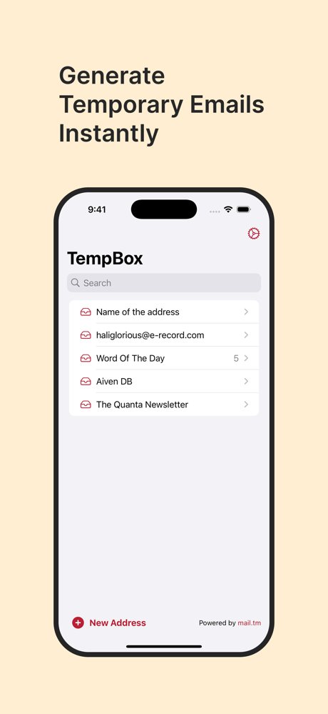 TempBox - Temp Mail screenshot 1