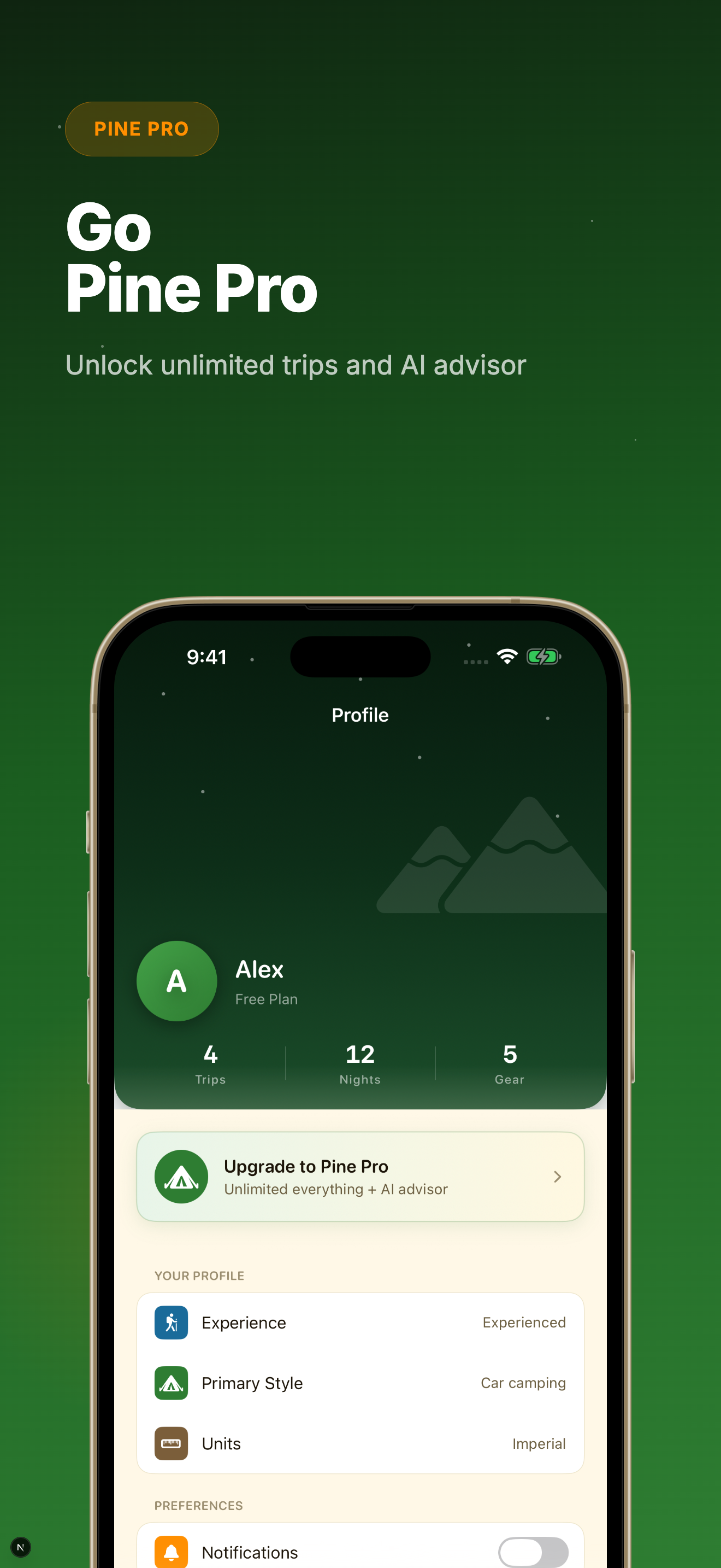 Camp Planner Checklist - Pine screenshot 4