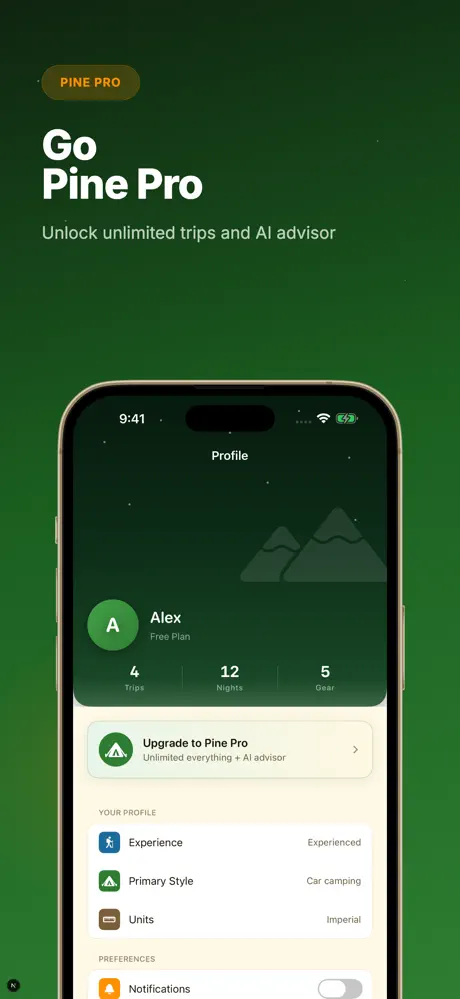 Camp Planner Checklist - Pine screenshot 4