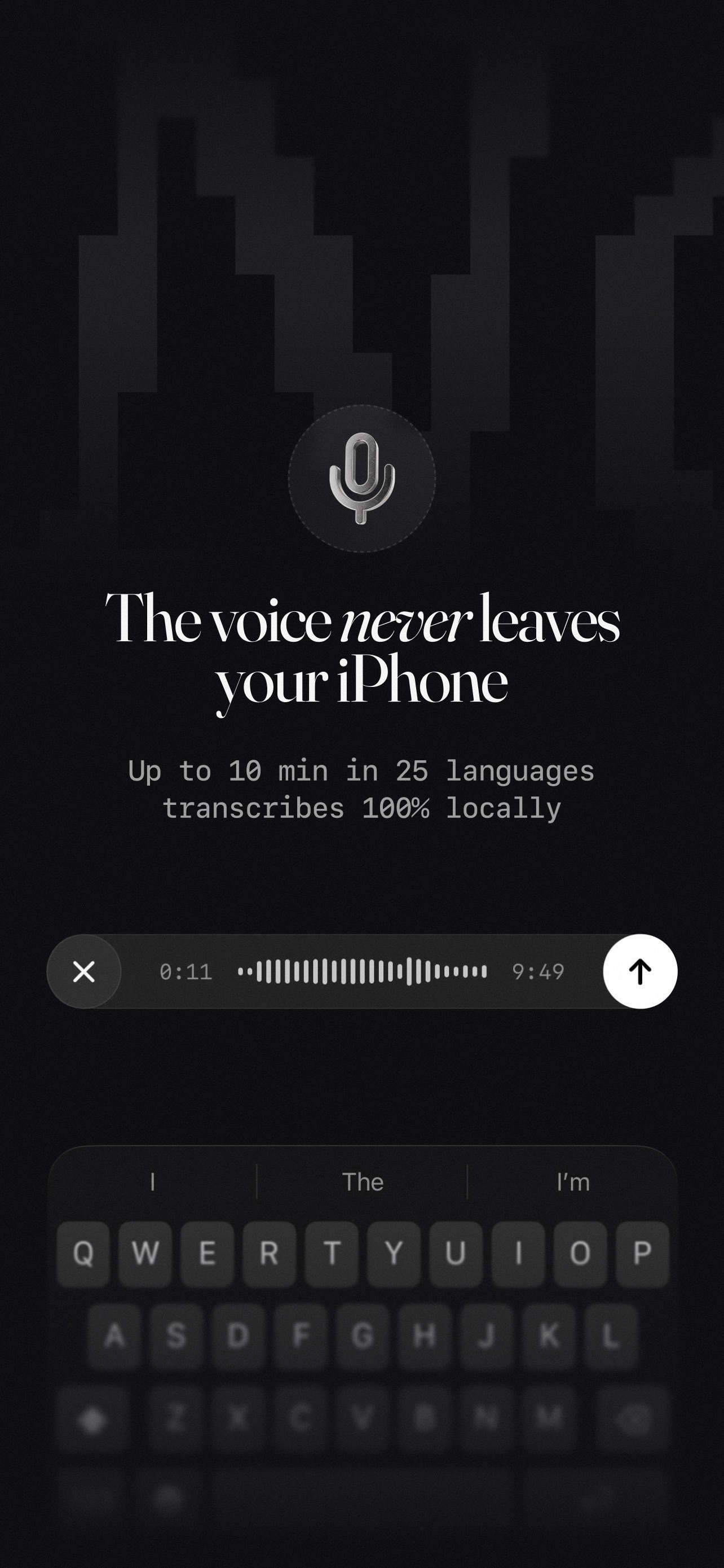 Screenshot 2 of Nowts: voice to notes, offline