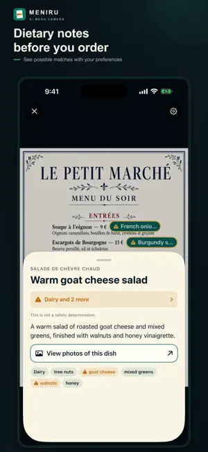 Meniru - AI Menu Translator screenshot 2