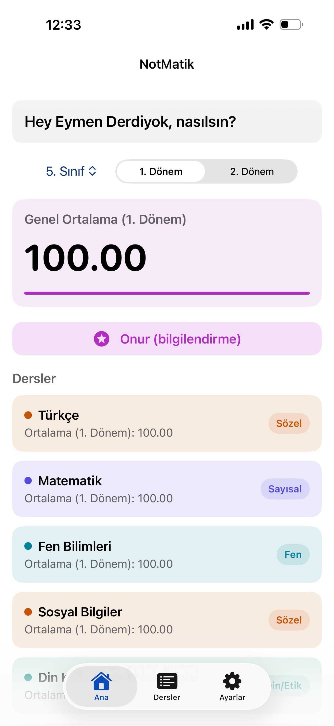 NotMatik: Notunu Önce Öğren! screenshot 4