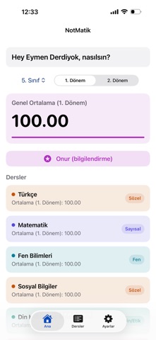 NotMatik: Notunu Önce Öğren! screenshot