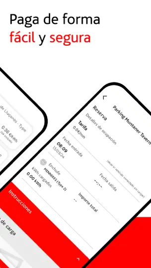 Captura de pantalla de ACCIONA - Recarga VE en iPhone 8