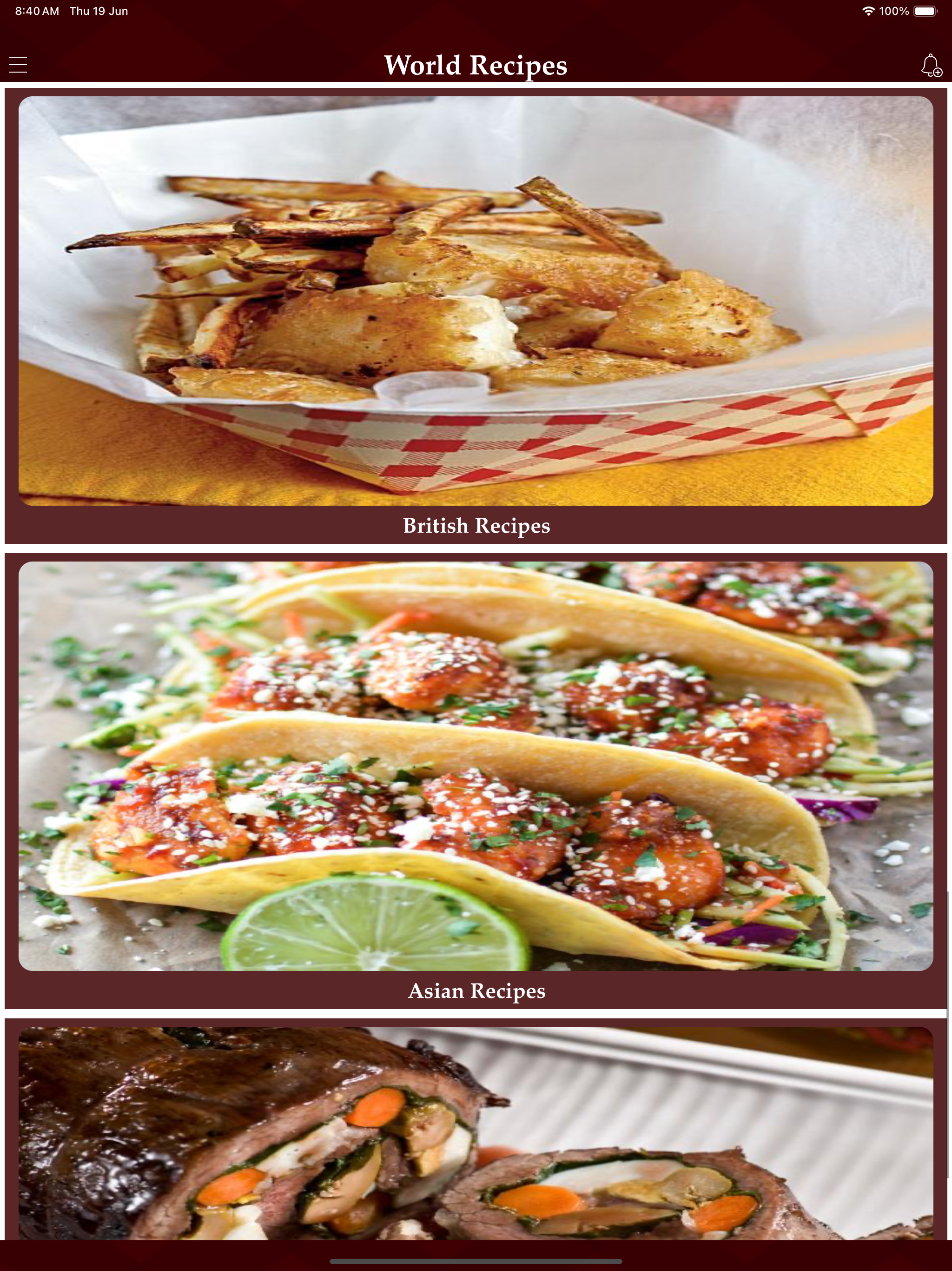 World Food Recipes Cookbook