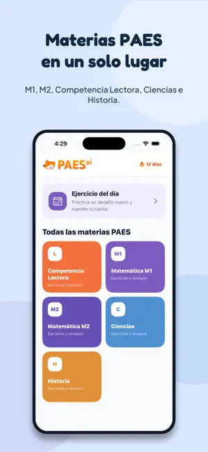 PAES AI - Sube tu puntaje screenshot 1