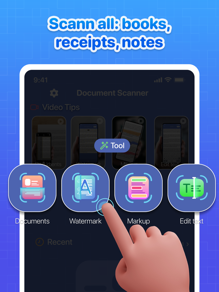 DocScan App PDF Scanner, Edit