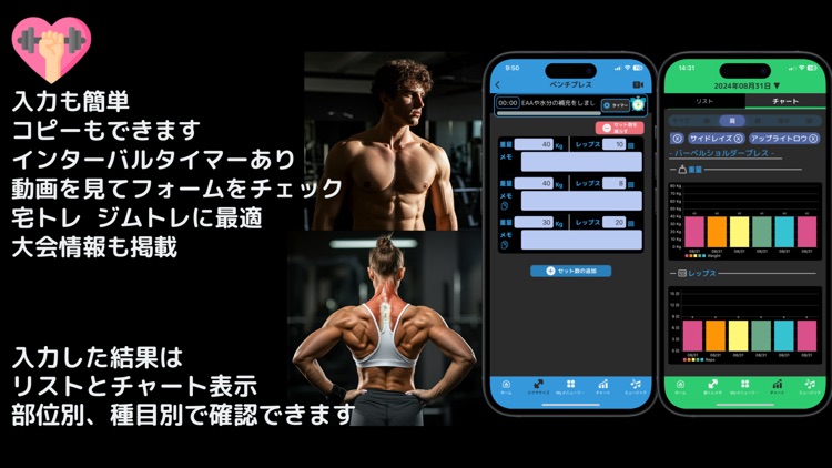 トレスル: 筋トレ, フィットネスアプリ