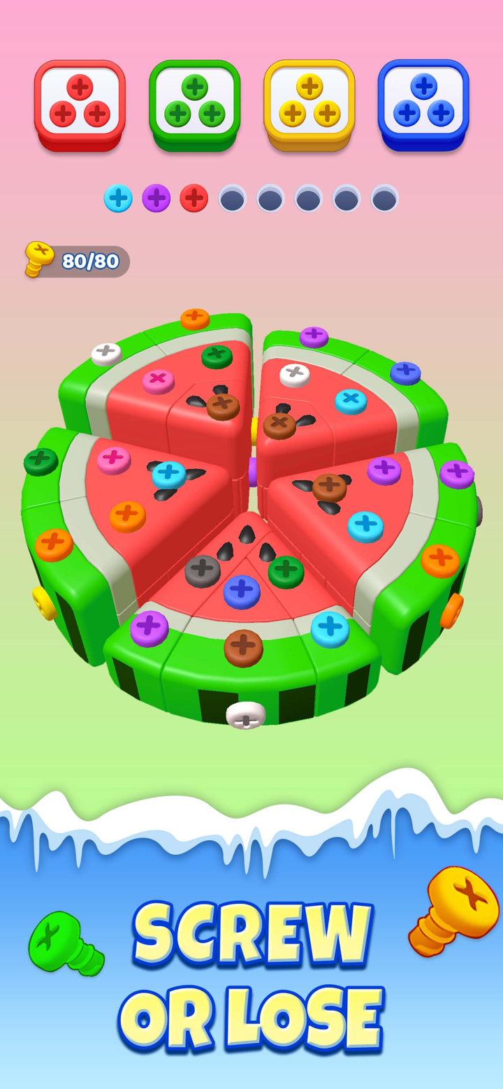 Unscrew Frenzy 3D screenshot 5