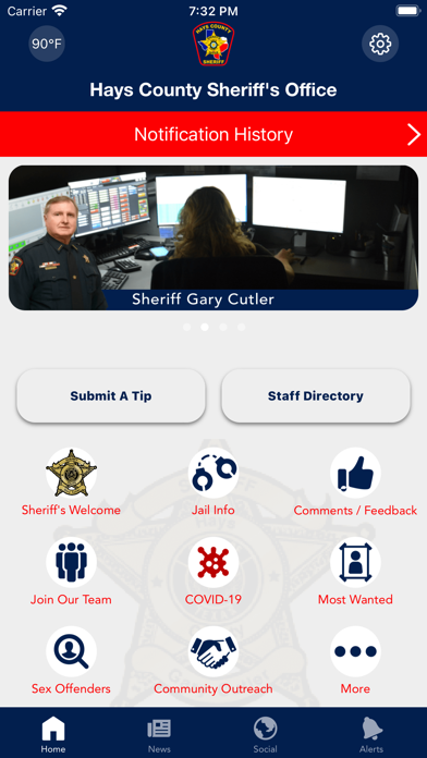Hays County TX Sheriffs Office Screenshot