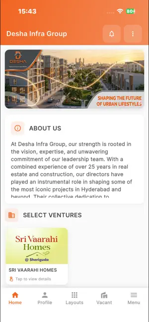 Desha Infra Group screenshot 2