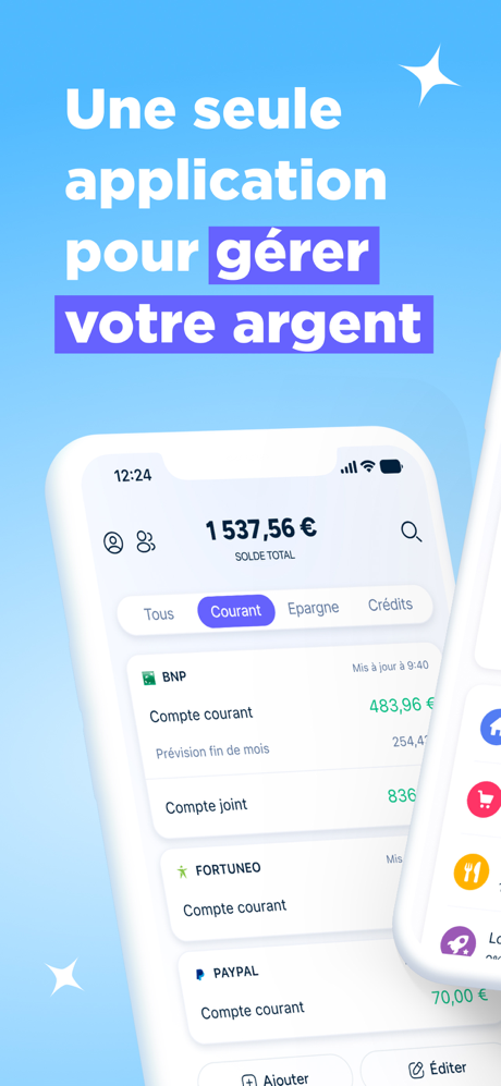 Bankin' - Gérer son budget screenshot 1
