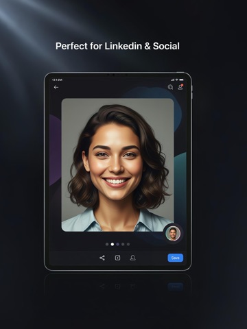 Portraitly AI iPad screenshot