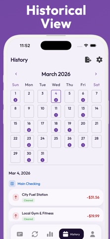 Checkbook Register - ReconLog screenshot