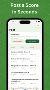 Golf Handicap Tracker & Scores screenshot