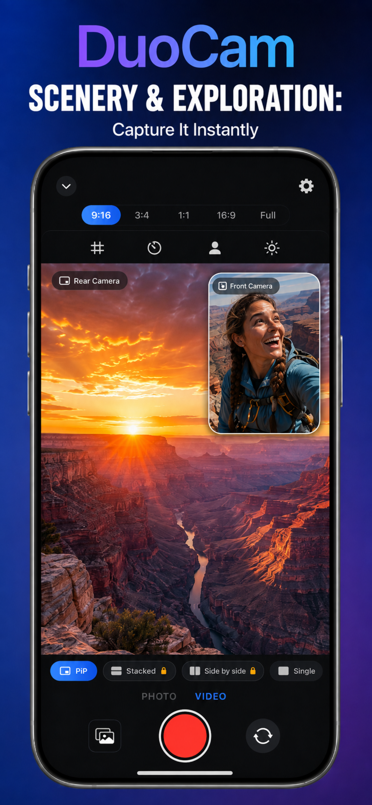 Dual Camera Front and Back screenshot 5