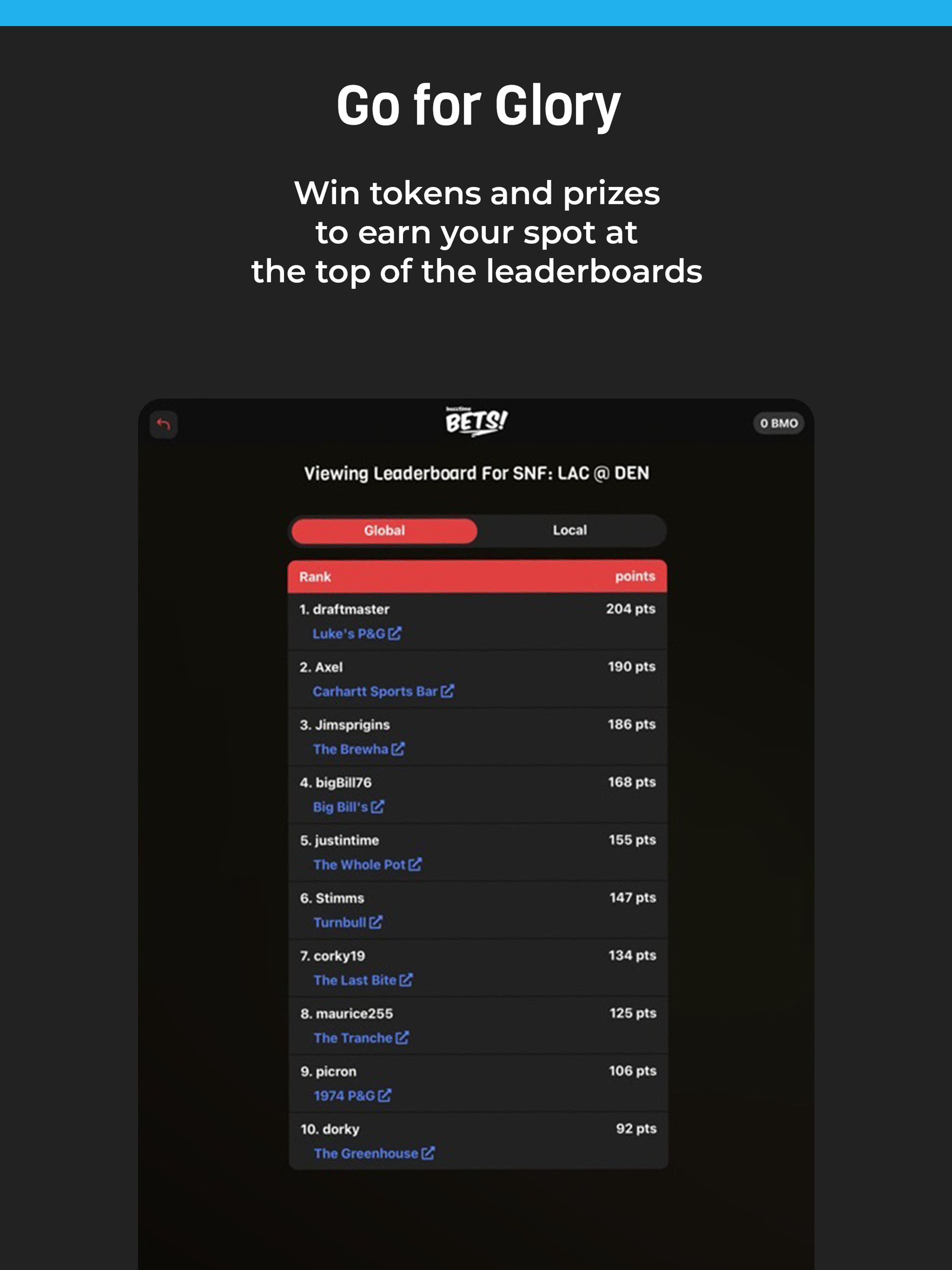 Buzztime BETS screenshot 10