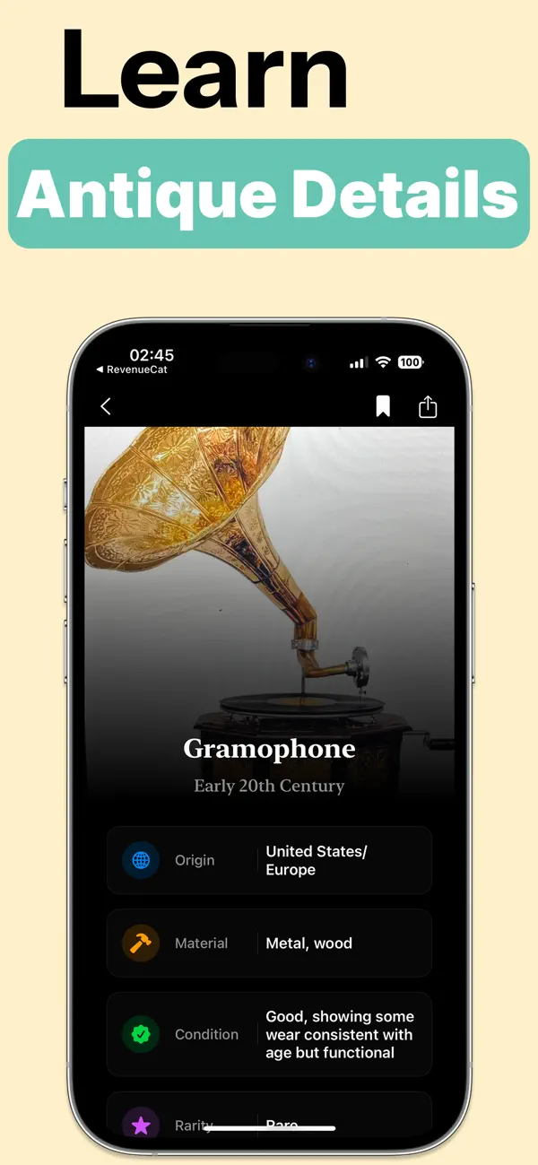 Screenshot #3 pour Antique Identifier & Appraiser