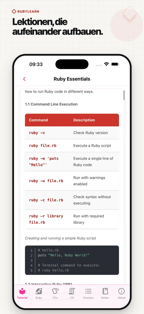 Screenshot #3 pour RubyLearn