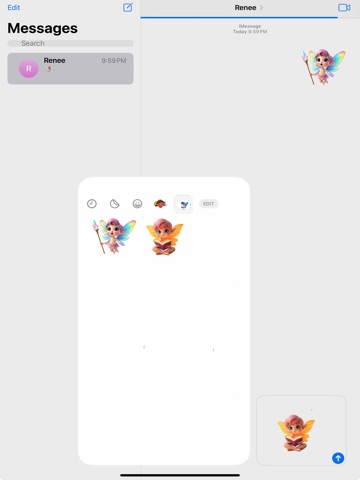 Twinkly Fairy Stickers iPad screenshot