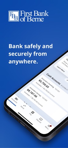 First Bank of Berne Mobile app screenshot 2