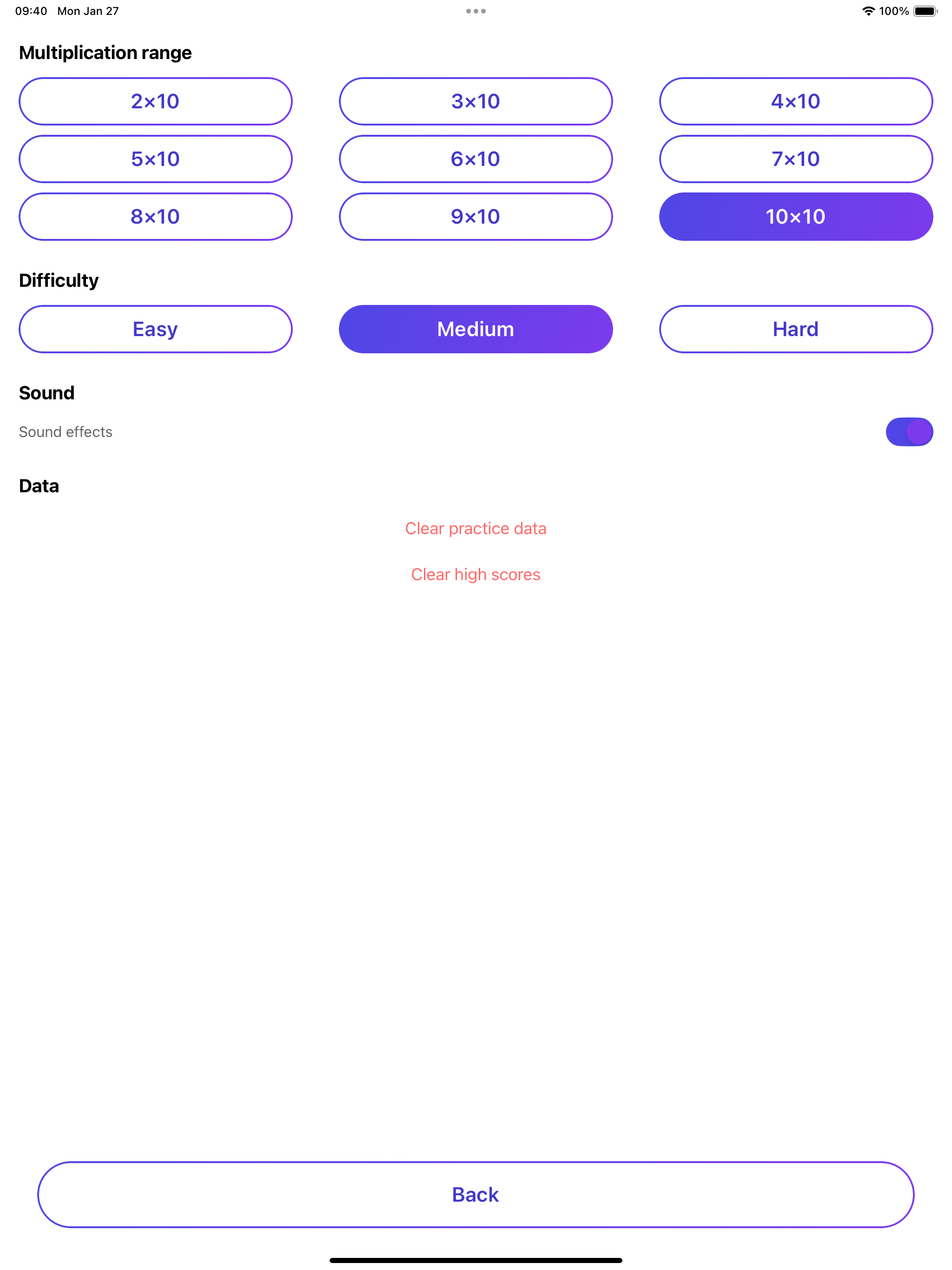 Math Challenge Multiplication