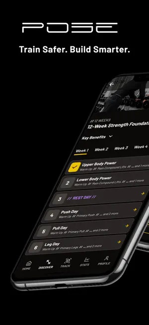 POSE Fitness App screenshot 1