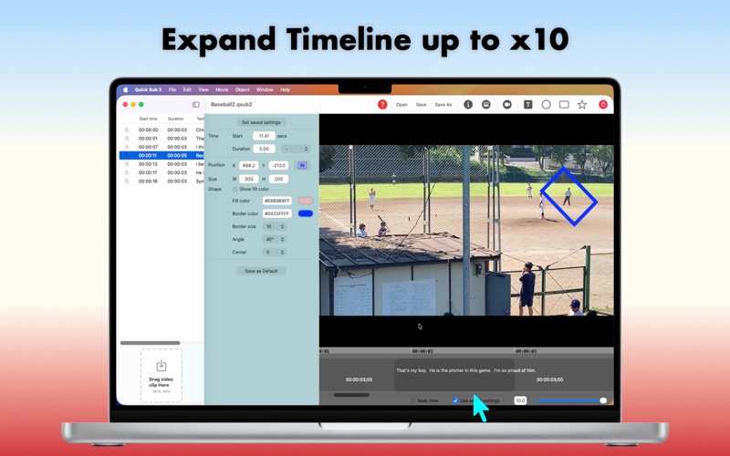 Quick Sub 2: Video Subtitling screenshot