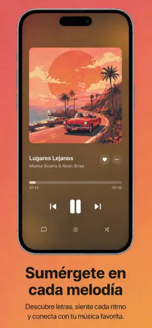 Meulify: Reproductor de música iPhone screenshot 1