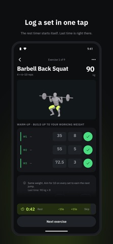 Grasp: Workout Planner & Log Screenshot 2 of 7