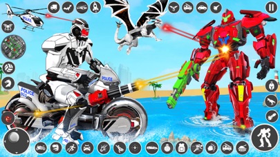 Dragon Robot FireFighter Truck Screenshot