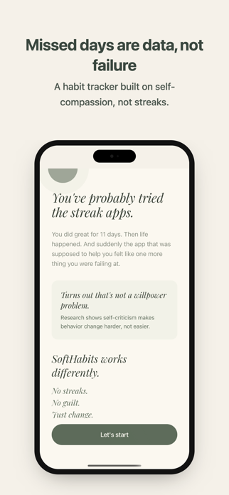 SoftHabits: Habit Tracker Screenshot 1 of 5