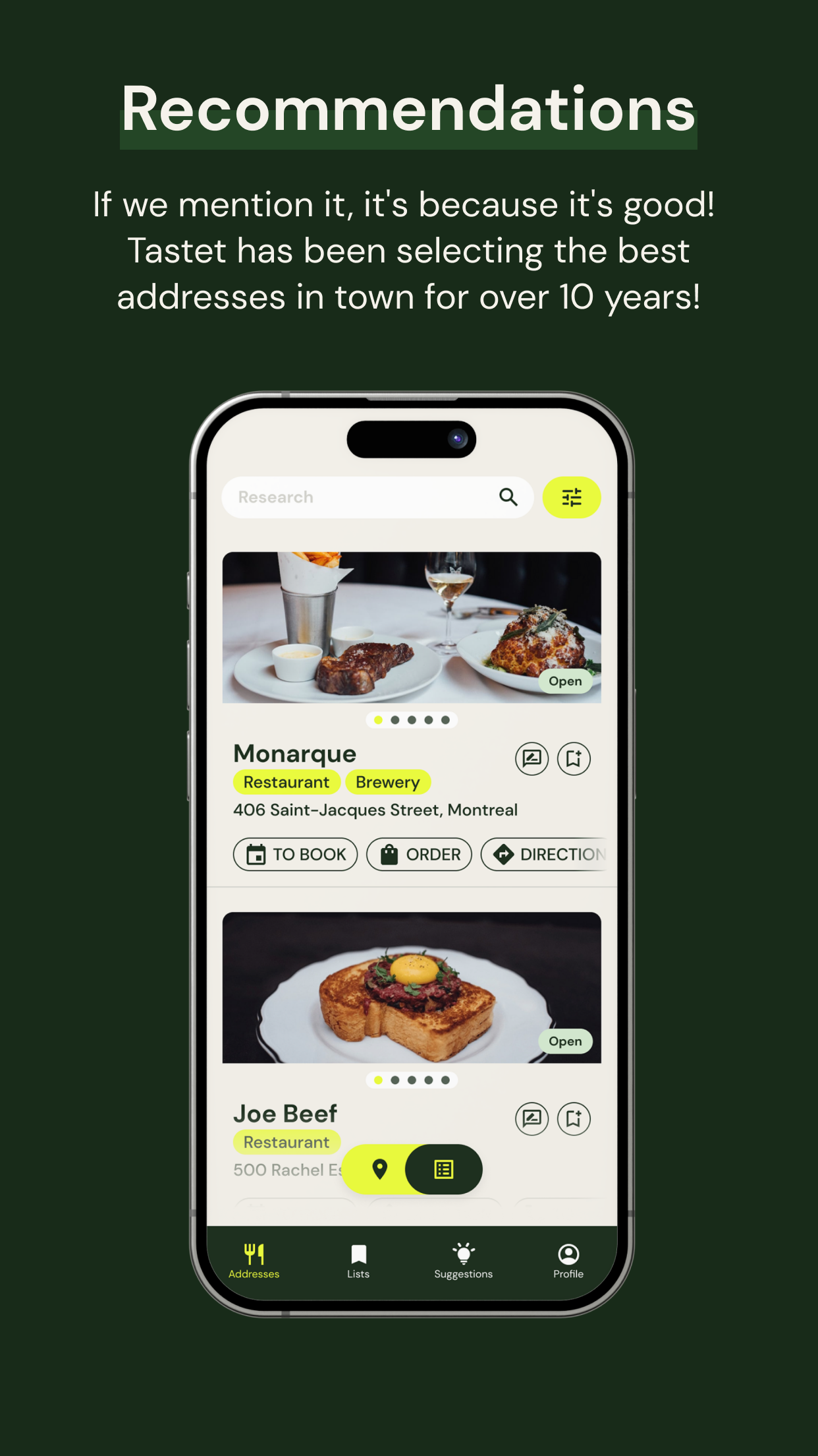 Tastet+ The Restaurants Guide