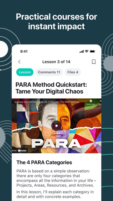 Building a Second Brain iPhone screenshot 5 - Social Networking app