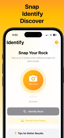 Rock Identifier: Rockly Screenshot 1 of 9