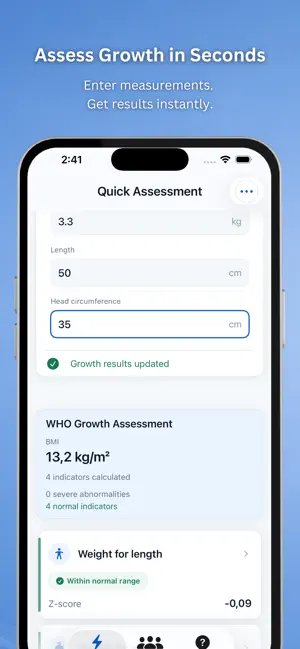 Z Scores - PediaMetrics screenshot 3