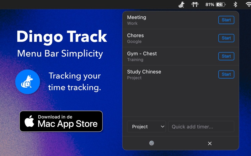 Dingo Track screenshot