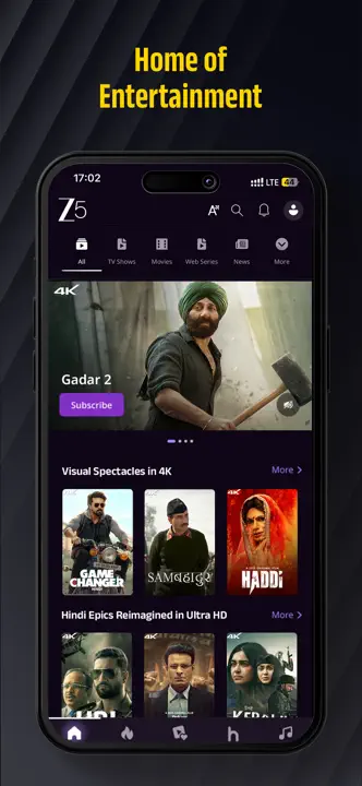 ZEE5 Movies, Web Series, Shows: Screenshot 2 von 8