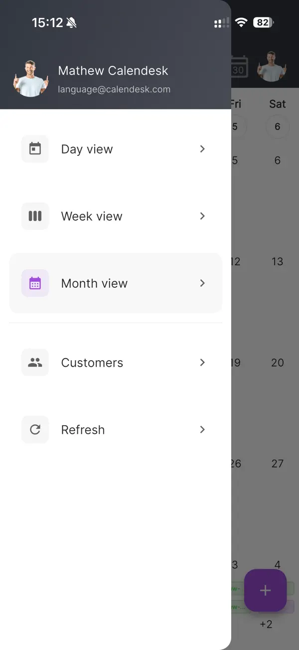Screenshot #1 pour Calendesk for Employees