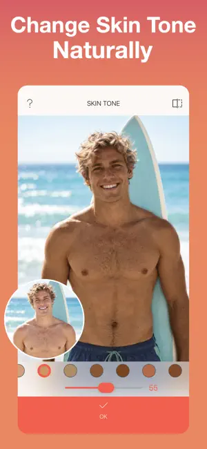 Skin Tanner: AI Tan Filter screenshot 2