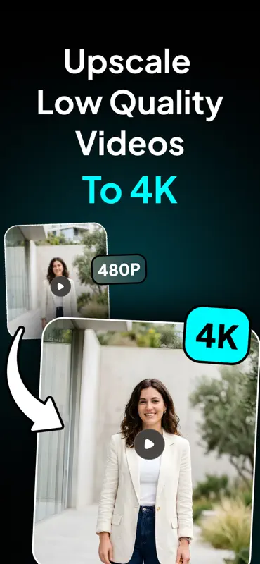 AI Video Enhancer: Upscale 4K screenshot 1 of 8