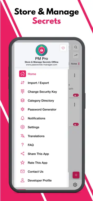 PM Pro: Password Manager screenshot 1