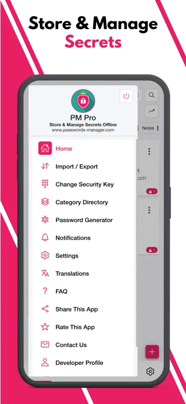 PM Pro: Password Manager screenshot 1 of 8