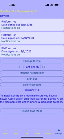 AI Daily Task Assistant Scythe Screenshot 6 of 6