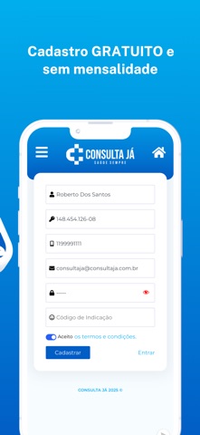 CONSULTA JÁ - Saúde Sempre screenshot