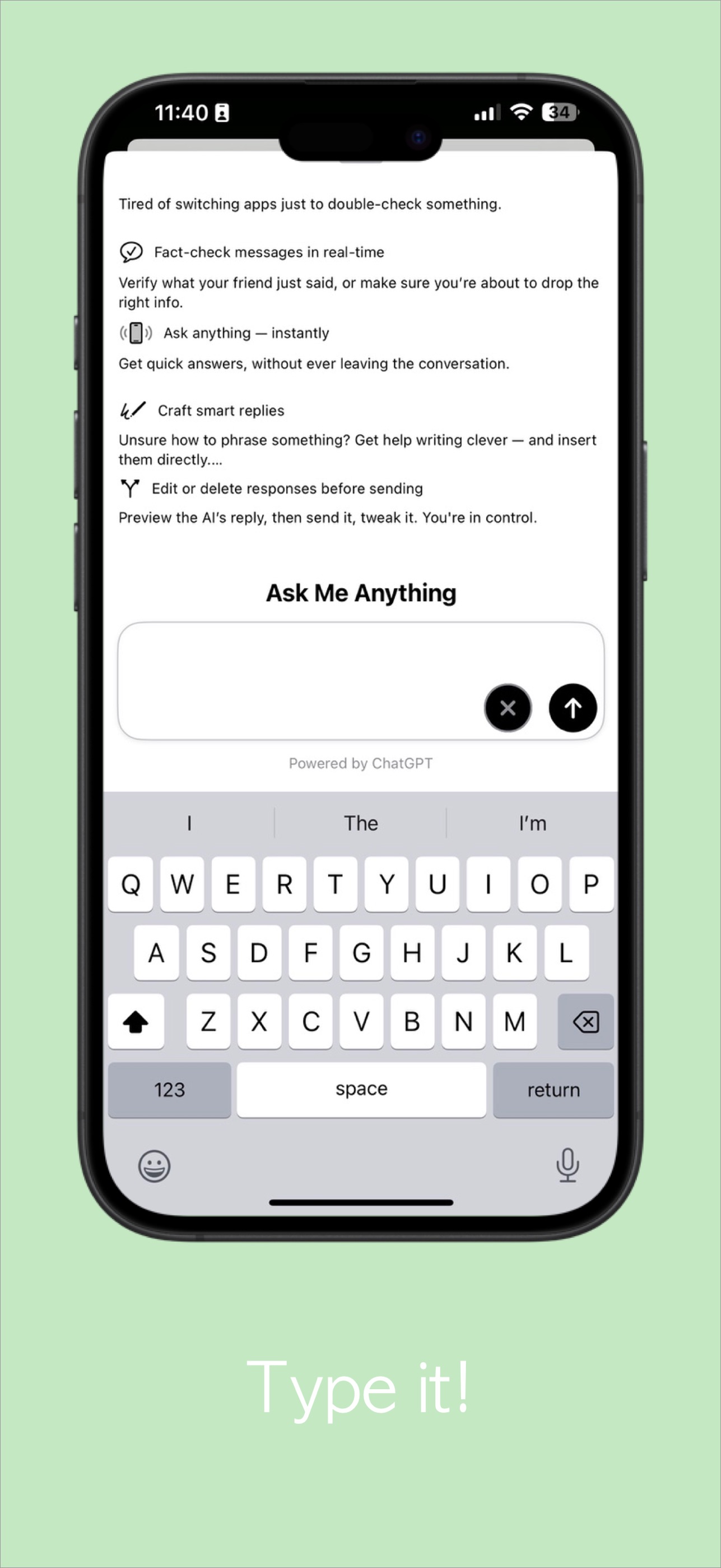 Screenshot 2 of TextAI